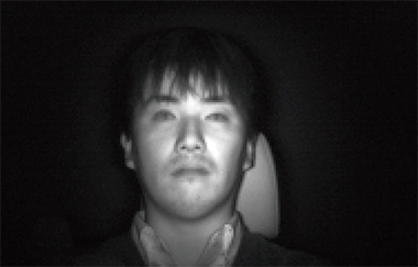 Fig. 3 An image of a person taken by a near-infrared camera (Permission to use the image was confirmed based on a letter of consent)