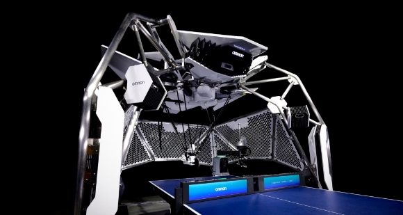 The latest seventh generation table tennis robot, FORPHEUS