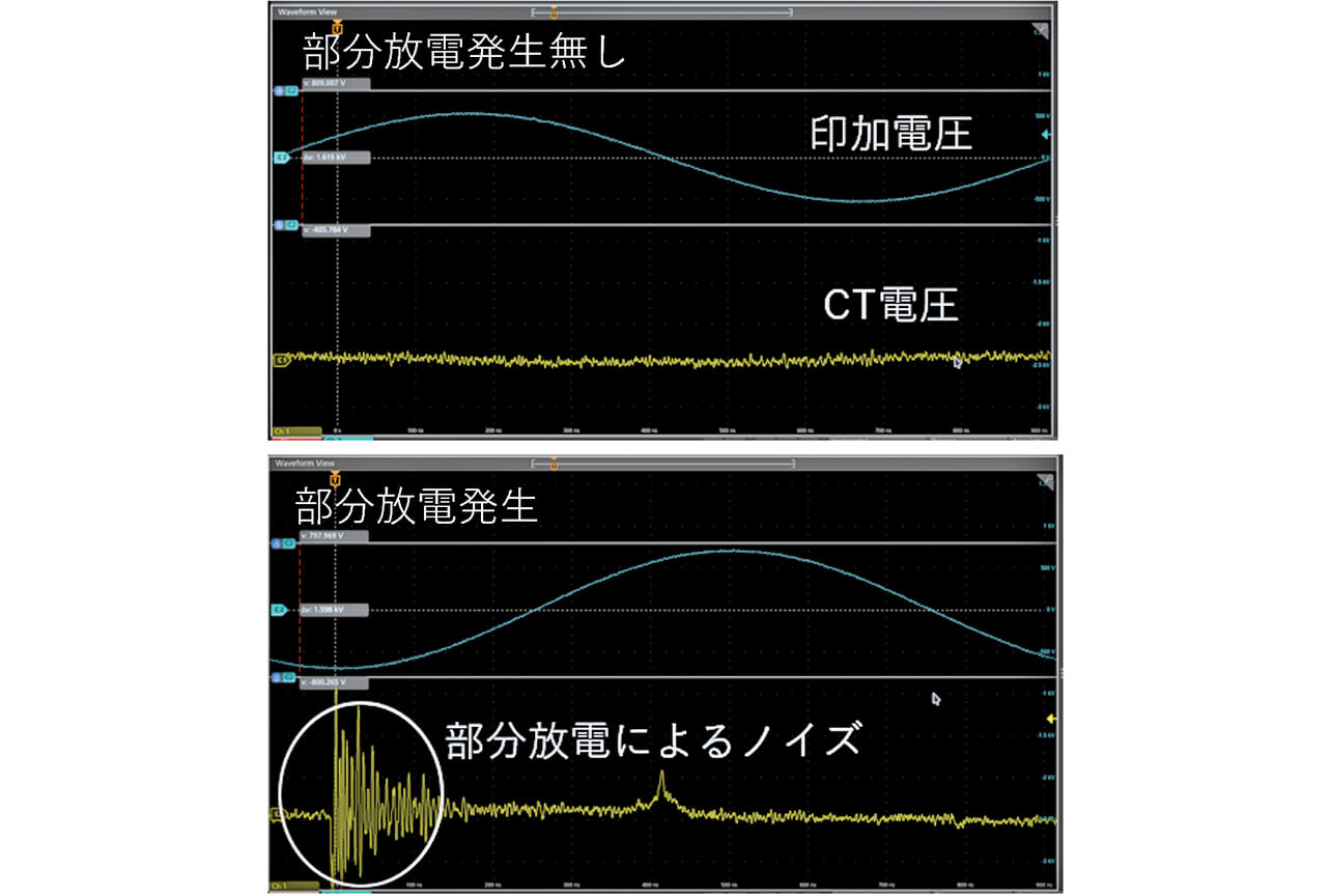 図9 部分放電波形