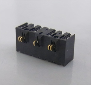 電鋳コンタクト採用バッテリーコネクタ